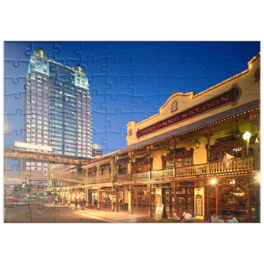 Darstellung des Puzzle Motivs puzzleplate Vergnügungs- und Einkaufskomplex Church Street Station, Orlando, Florida, USA 100 Puzzle