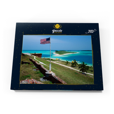 Darstellung des Puzzle Motivs Fort Jefferson im Dry Tortugas Nationalpark, Florida Keys, Florida, USA 200 Puzzle Schachtel Ansicht3