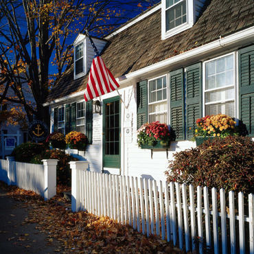 Darstellung des Puzzle Motivs Kaffeehaus in Essex, Connecticut, USA 1000 Puzzle 3D Modell