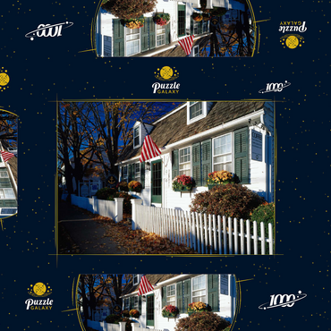 Darstellung des Puzzle Motivs Kaffeehaus in Essex, Connecticut, USA 1000 Puzzle Schachtel 3D Modell