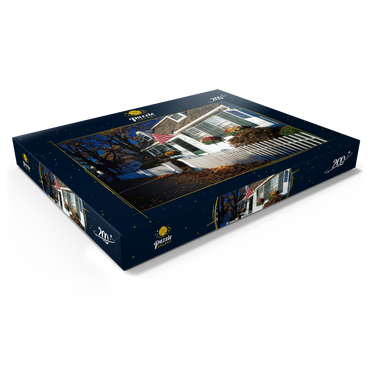 Darstellung des Puzzle Motivs Kaffeehaus in Essex, Connecticut, USA 200 Puzzle Schachtel Ansicht1