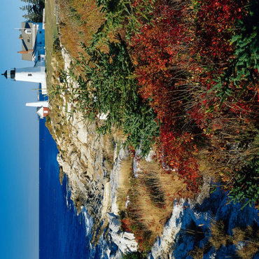 Darstellung des Puzzle Motivs Leuchtturm am Pemaquid Point, Maine, USA 1000 Puzzle 3D Modell