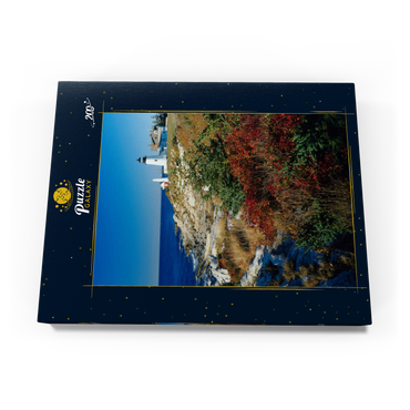 Darstellung des Puzzle Motivs Leuchtturm am Pemaquid Point, Maine, USA 200 Puzzle Schachtel Ansicht3