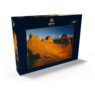 Darstellung des Puzzle Motivs Blick auf Delicate Arch, Arches Nationalpark, Utah, USA 500 Puzzle Schachtel Ansicht2