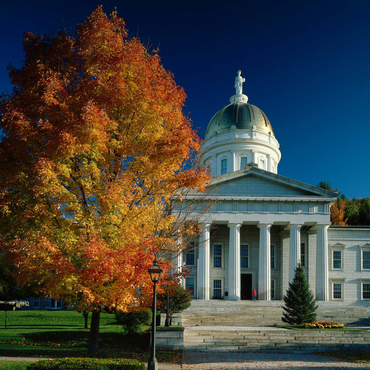 Darstellung des Puzzle Motivs State House, Montpelier, Vermont, USA 1000 Puzzle 3D Modell