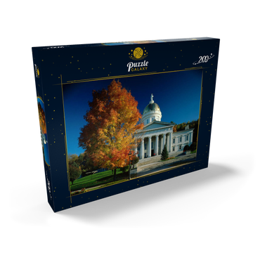 Darstellung des Puzzle Motivs State House, Montpelier, Vermont, USA 200 Puzzle Schachtel Ansicht2