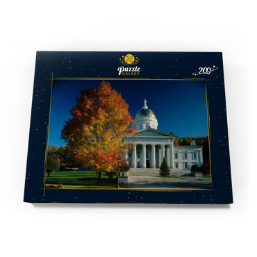 Darstellung des Puzzle Motivs State House, Montpelier, Vermont, USA 200 Puzzle Schachtel Ansicht3