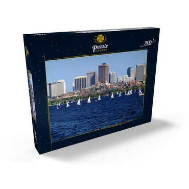 Darstellung des Puzzle Motivs Skyline von Boston, Massachusetts, USA 200 Puzzle Schachtel Ansicht2