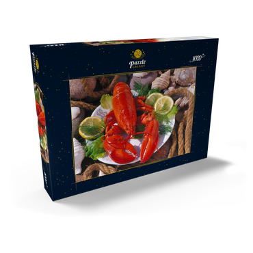 Darstellung des Puzzle Motivs Hummer 1000 Puzzle Schachtel Ansicht2