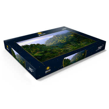 Darstellung des Puzzle Motivs Na Pali Küste, Insel Kauai, Hawaii, USA 200 Puzzle Schachtel Ansicht1