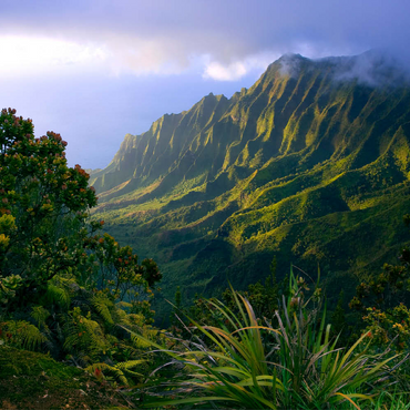 Darstellung des Puzzle Motivs Na Pali Küste, Insel Kauai, Hawaii, USA 500 Puzzle 3D Modell