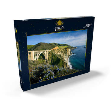 Darstellung des Puzzle Motivs Küste am Highway One bei Big Sur, Kalifornien, USA 200 Puzzle Schachtel Ansicht2