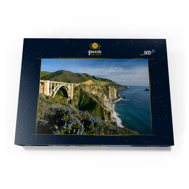 Darstellung des Puzzle Motivs Küste am Highway One bei Big Sur, Kalifornien, USA 500 Puzzle Schachtel Ansicht3