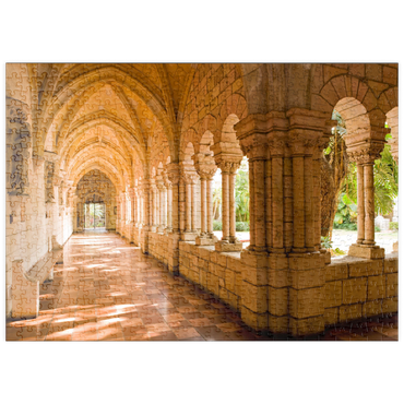 Darstellung des Puzzle Motivs puzzleplate Kreuzgang im wiederaufgebauten Spanish Monastery of St. Bernard in Miami, Florida, USA 500 Puzzle