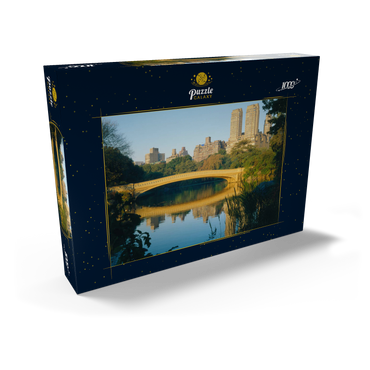 Darstellung des Puzzle Motivs See im Central Park, Uptown Manhattan, New York City, New York, USA 1000 Puzzle Schachtel Ansicht2