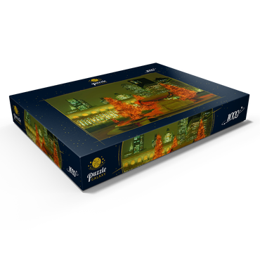 Darstellung des Puzzle Motivs Public Library in Midtown-Manhattan, New York City, New York, USA 1000 Puzzle Schachtel Ansicht1