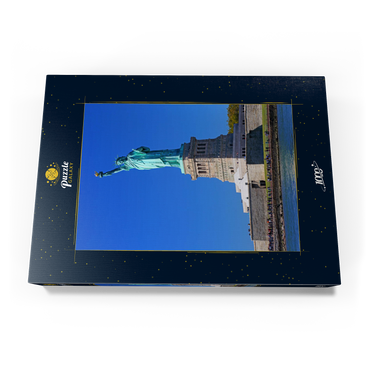 Darstellung des Puzzle Motivs Freiheitsstatue, Liberty Island, New York City, New York, USA 1000 Puzzle Schachtel Ansicht3
