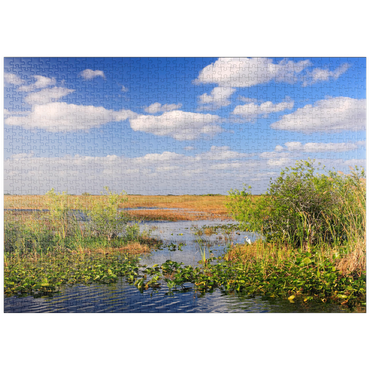 Darstellung des Puzzle Motivs puzzleplate Everglades Nationalpark, Florida, USA 1000 Puzzle