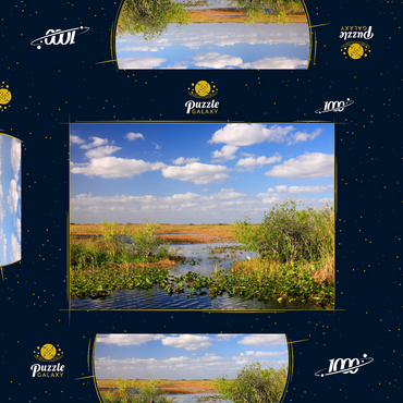 Darstellung des Puzzle Motivs Everglades Nationalpark, Florida, USA 1000 Puzzle Schachtel 3D Modell