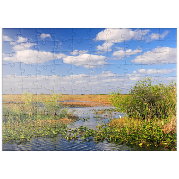 Darstellung des Puzzle Motivs puzzleplate Everglades Nationalpark, Florida, USA 100 Puzzle