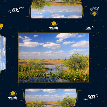 Darstellung des Puzzle Motivs Everglades Nationalpark, Florida, USA 500 Puzzle Schachtel 3D Modell