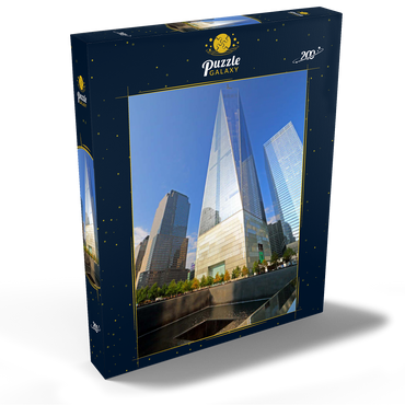 Darstellung des Puzzle Motivs Ground Zero, Gedenkstätte auf dem Gelände des One World Trade Center, Manhattan, New York City, New York, USA 200 Puzzle Schachtel Ansicht2