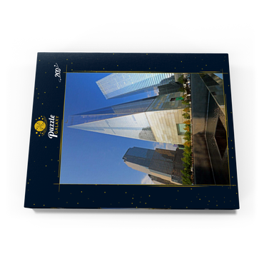 Darstellung des Puzzle Motivs Ground Zero, Gedenkstätte auf dem Gelände des One World Trade Center, Manhattan, New York City, New York, USA 200 Puzzle Schachtel Ansicht3