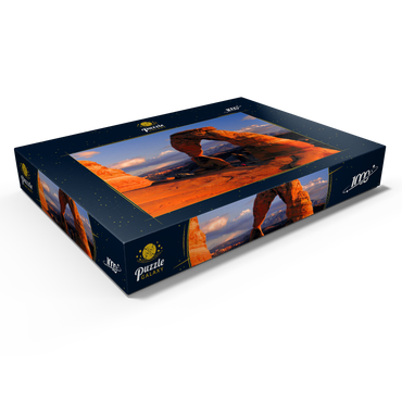 Darstellung des Puzzle Motivs Delicate Arch, Arches Nationalpark, Utah, USA 1000 Puzzle Schachtel Ansicht1