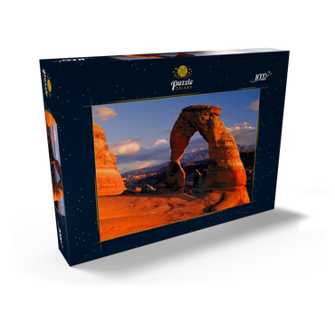 Darstellung des Puzzle Motivs Delicate Arch, Arches Nationalpark, Utah, USA 1000 Puzzle Schachtel Ansicht2