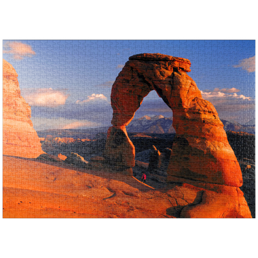 Darstellung des Puzzle Motivs puzzleplate Delicate Arch, Arches Nationalpark, Utah, USA 1000 Puzzle
