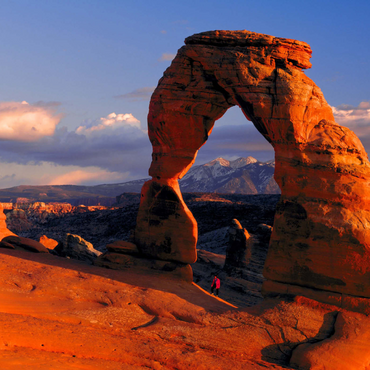 Darstellung des Puzzle Motivs Delicate Arch, Arches Nationalpark, Utah, USA 1000 Puzzle 3D Modell