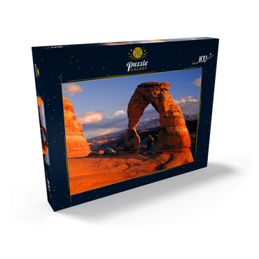 Darstellung des Puzzle Motivs Delicate Arch, Arches Nationalpark, Utah, USA 100 Puzzle Schachtel Ansicht2