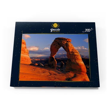 Darstellung des Puzzle Motivs Delicate Arch, Arches Nationalpark, Utah, USA 200 Puzzle Schachtel Ansicht3