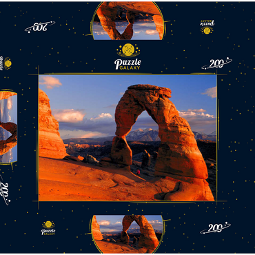 Darstellung des Puzzle Motivs Delicate Arch, Arches Nationalpark, Utah, USA 200 Puzzle Schachtel 3D Modell