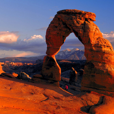 Darstellung des Puzzle Motivs Delicate Arch, Arches Nationalpark, Utah, USA 500 Puzzle 3D Modell