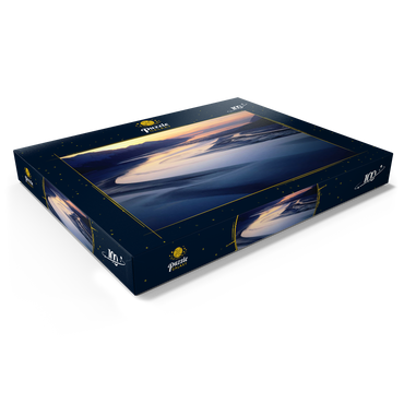 Darstellung des Puzzle Motivs Turnagain Arm, Chugach-Mountains, Alaska, USA 100 Puzzle Schachtel Ansicht1