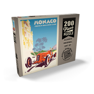 Darstellung des Puzzle Motivs Monaco: French Bulldog Club 200 Puzzle Schachtel Ansicht2