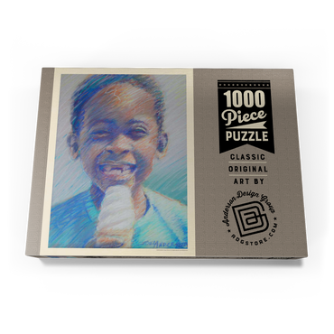 Darstellung des Puzzle Motivs Pastel Drawing: Ice Cream Kid 1000 Puzzle Schachtel Ansicht3