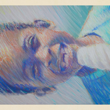 Darstellung des Puzzle Motivs Pastel Drawing: Ice Cream Kid 100 Puzzle 3D Modell