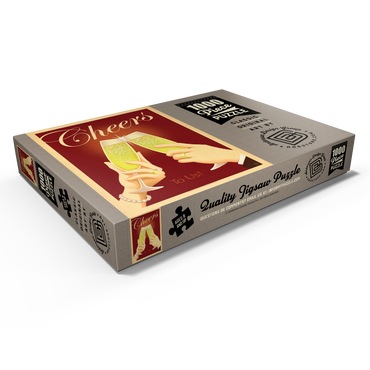 Darstellung des Puzzle Motivs Cheers To Us! 1000 Puzzle Schachtel Ansicht1