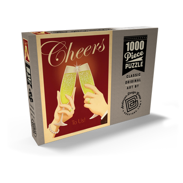 Darstellung des Puzzle Motivs Cheers To Us! 1000 Puzzle Schachtel Ansicht2