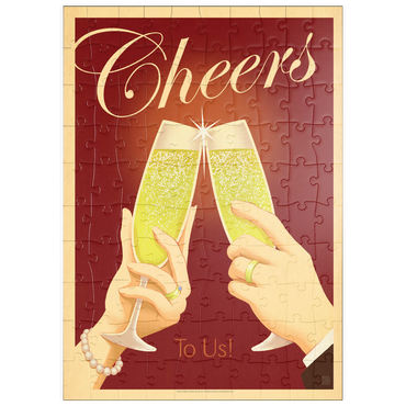 Darstellung des Puzzle Motivs puzzleplate Cheers To Us! 100 Puzzle
