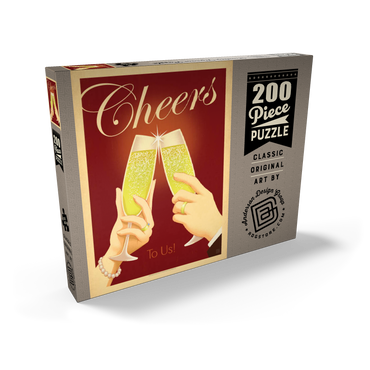 Darstellung des Puzzle Motivs Cheers To Us! 200 Puzzle Schachtel Ansicht2