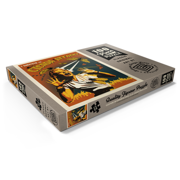 Darstellung des Puzzle Motivs Cicada Invasion: Screaming Woman 100 Puzzle Schachtel Ansicht1