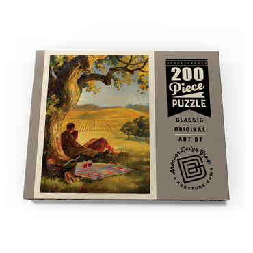 Darstellung des Puzzle Motivs Oil Painting: Wine Country 200 Puzzle Schachtel Ansicht3
