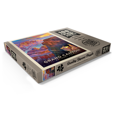 Darstellung des Puzzle Motivs Grand Canyon National Park: Sunset-KC 100 Puzzle Schachtel Ansicht1