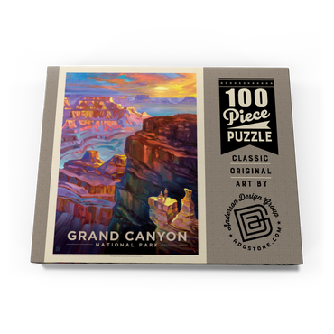 Darstellung des Puzzle Motivs Grand Canyon National Park: Sunset-KC 100 Puzzle Schachtel Ansicht3