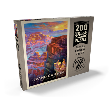 Darstellung des Puzzle Motivs Grand Canyon National Park: Sunset-KC 200 Puzzle Schachtel Ansicht2