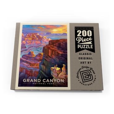 Darstellung des Puzzle Motivs Grand Canyon National Park: Sunset-KC 200 Puzzle Schachtel Ansicht3