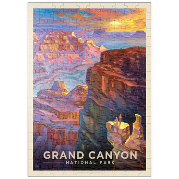 Darstellung des Puzzle Motivs puzzleplate Grand Canyon National Park: Sunset-KC 200 Puzzle